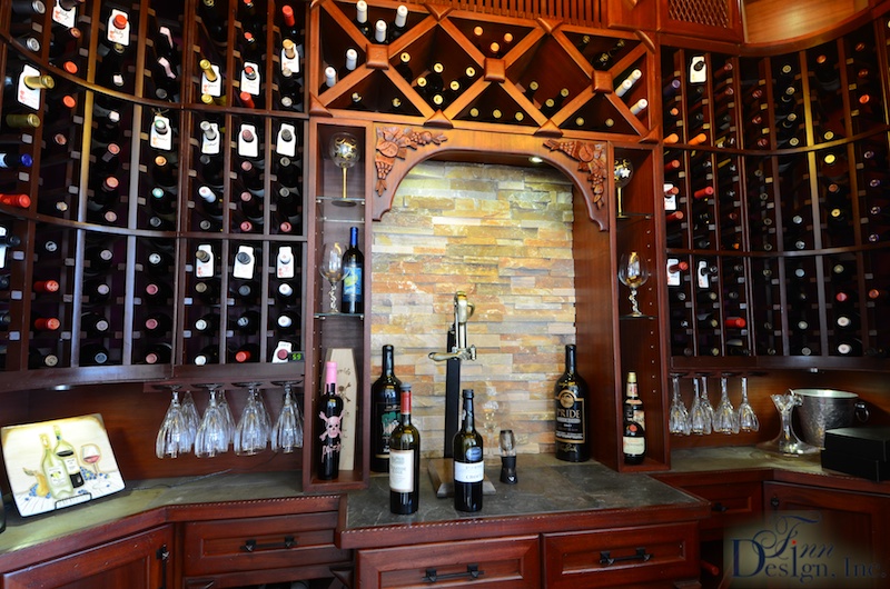 This project represents one of the countless custom-crafted features Finn Design has created for clients.