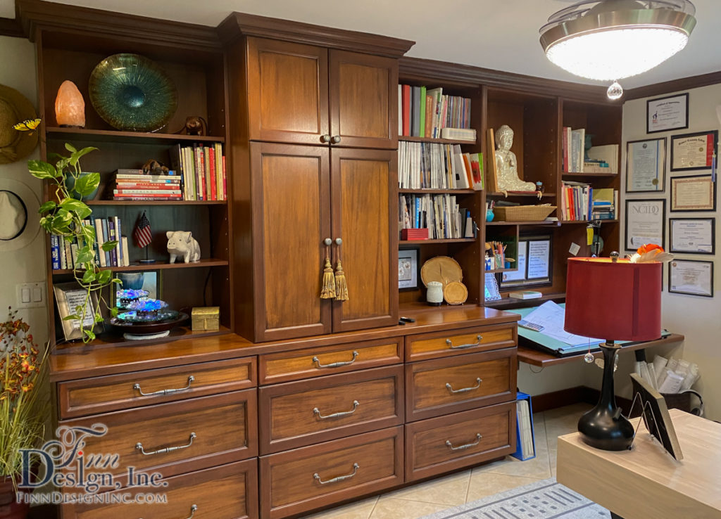 A bookcase can hold more than books. Include items that add beauty and make you happy.